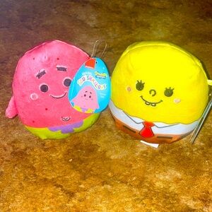 SpongeBob and Patrick star squishmallows! They are not for sale-